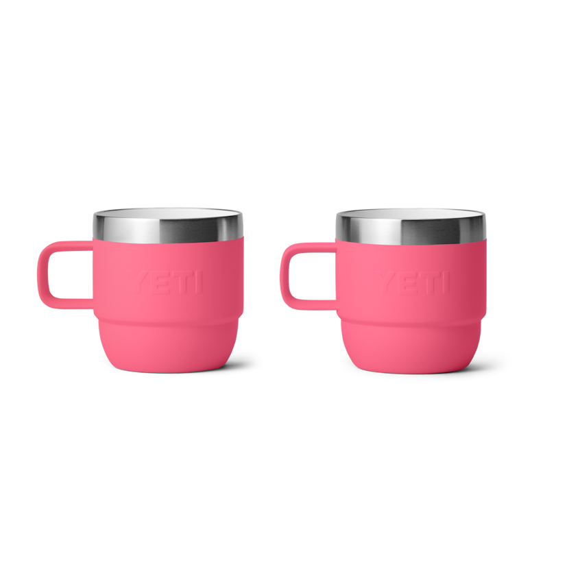 6 oz. / 177ml Stackable Mugs - Tropical Pink (2 pack)