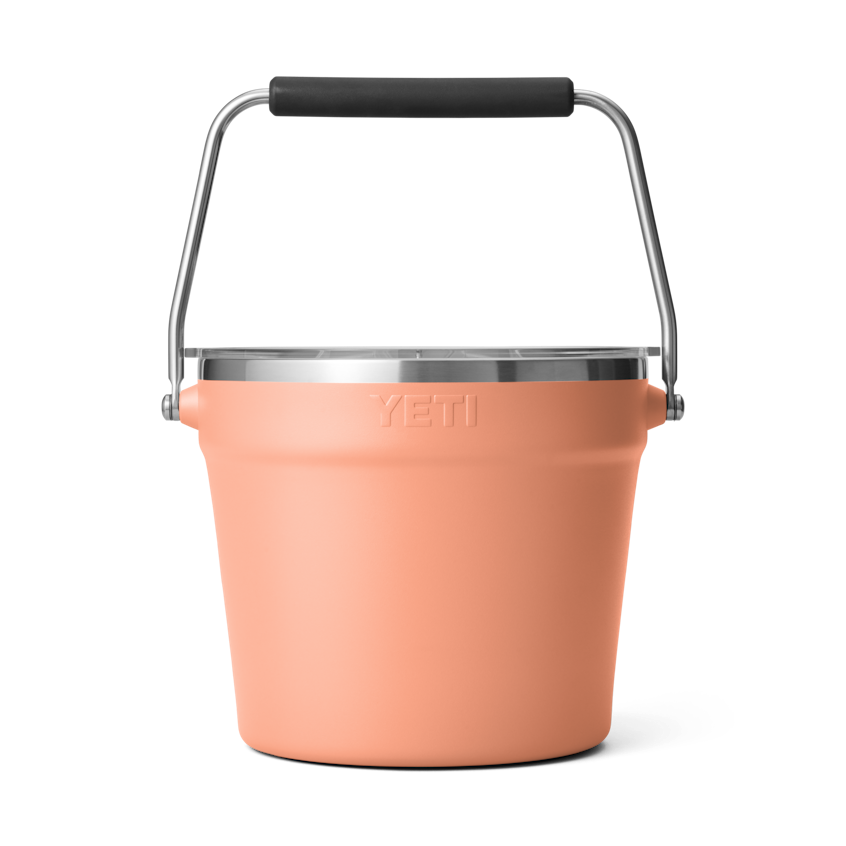 Beverage Bucket w/ Lid - Lowcountry Peach