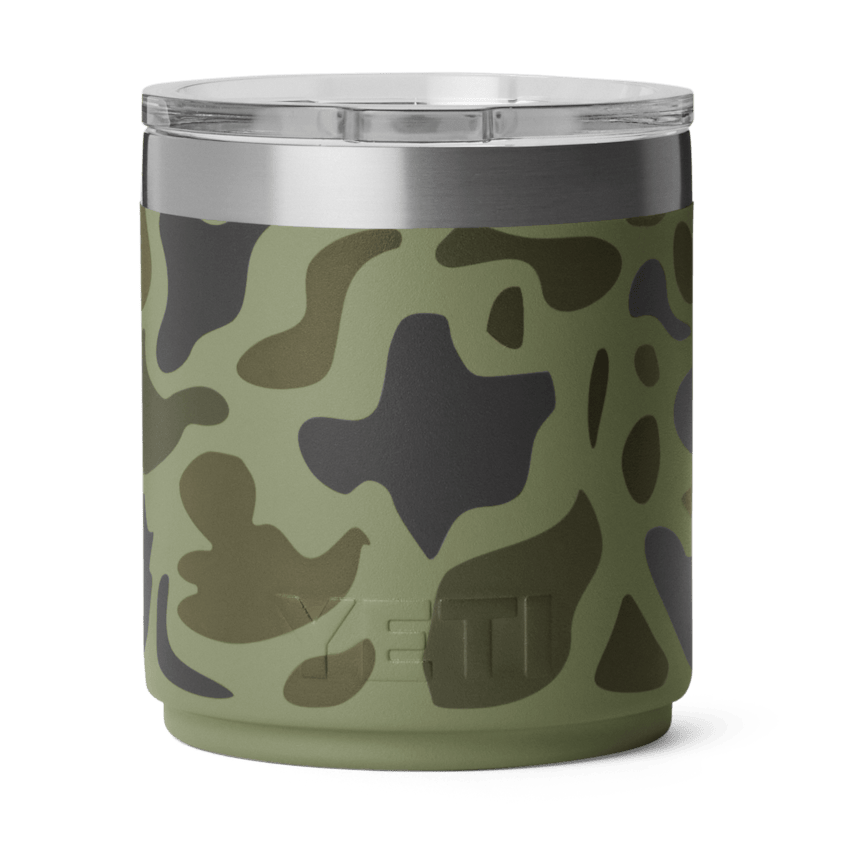 10 oz. / 295ml Stackable Lowball w/ DuraSip Ceramic Lining - Olive Camo