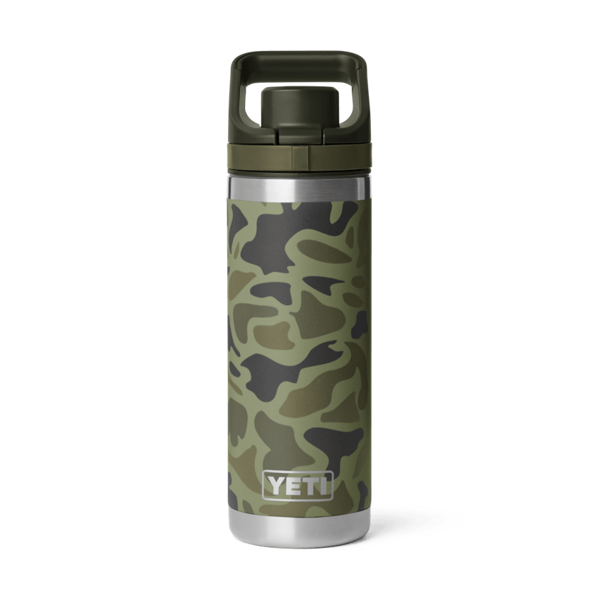 18 oz. / 532ml Bottle w/ FLIP Chug Cap - Olive Camo