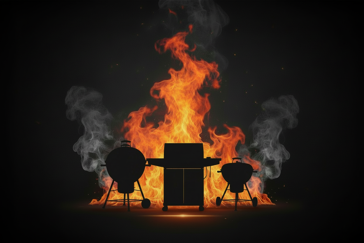 BBQ Black Friday Background Banner