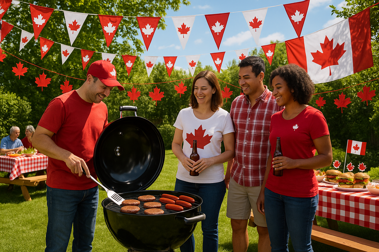 Canada Day BBQ Party with Weber Kettle