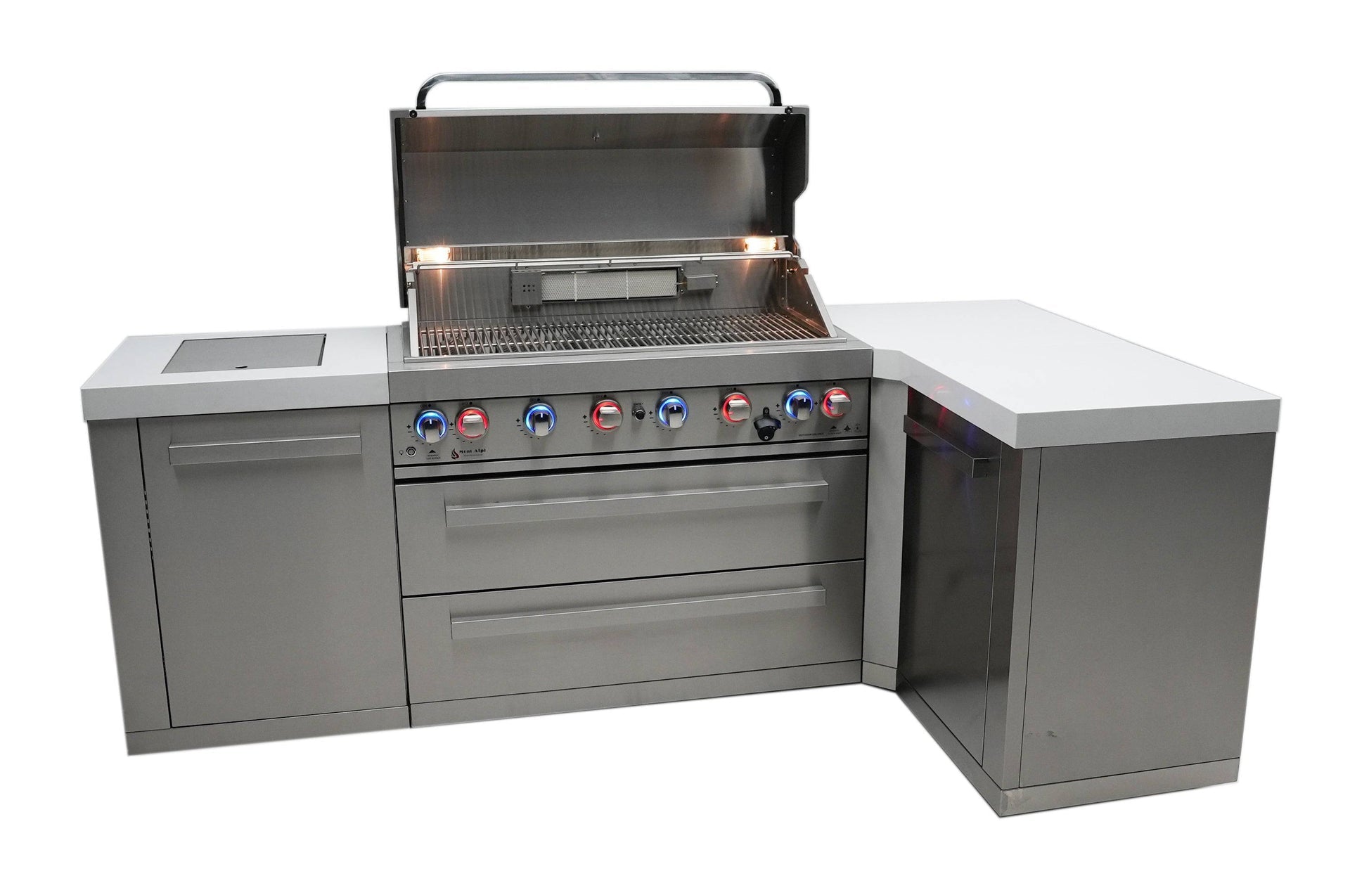 805 6-Burner Original Series L-Shape Island
