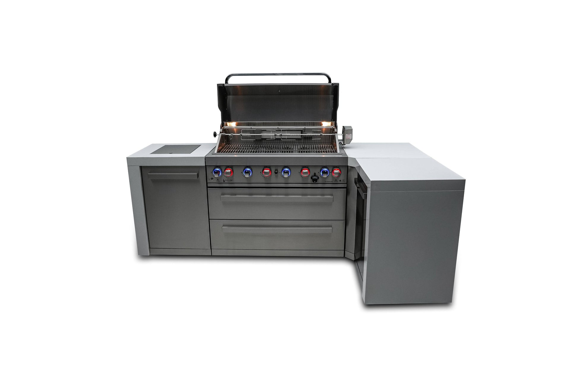 805 6-Burner Deluxe L-Shape Island