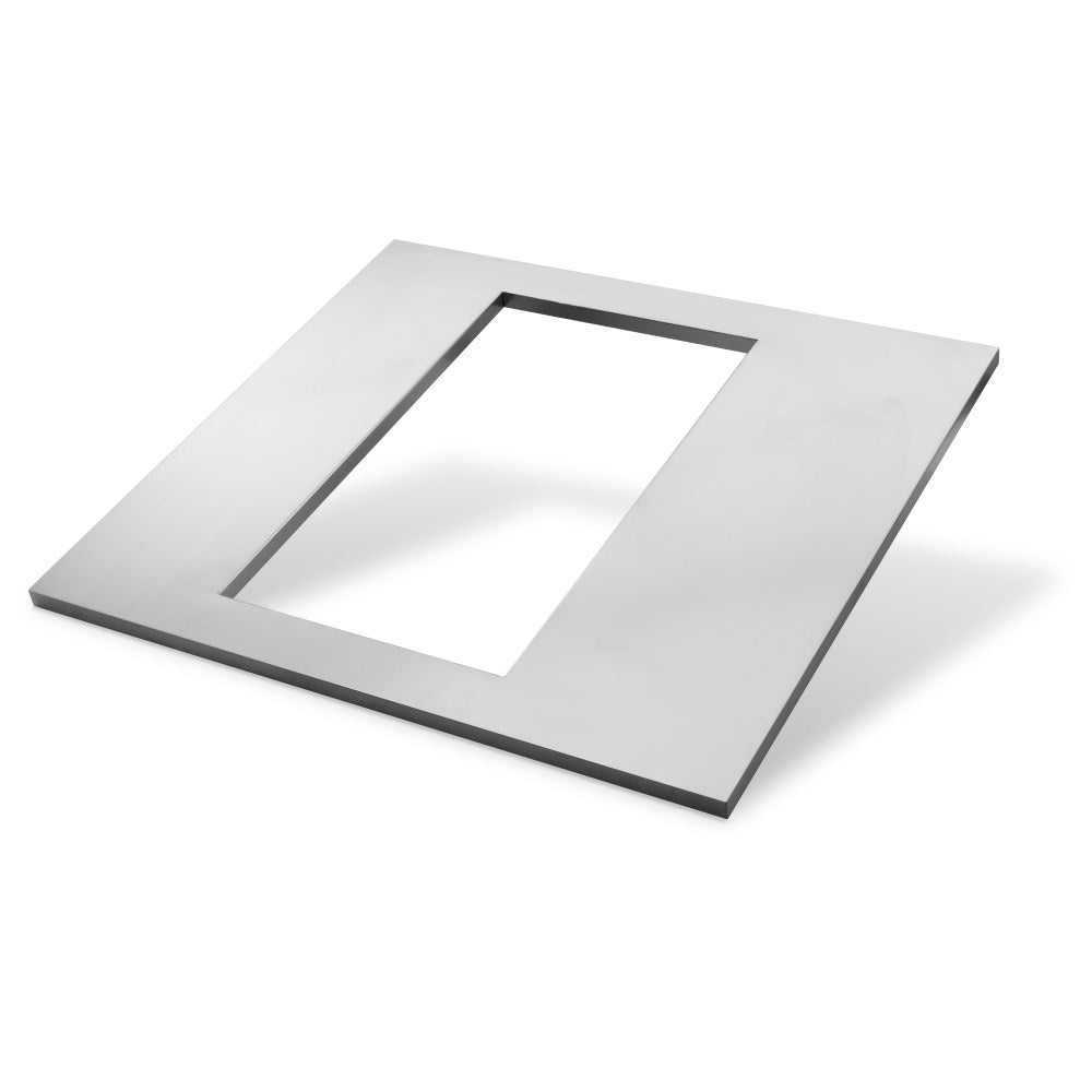 OASIS 24" x 26" Stainless Steel End Countertop with 10" Burner Cutout