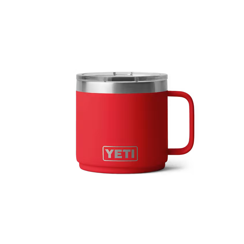 14 oz. / 414ml Stackable Mug w/ DuraSip Ceramic Lining - Rescue Red