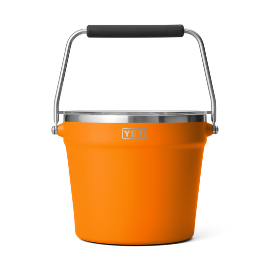 Beverage Bucket w/ Lid - King Crab Orange