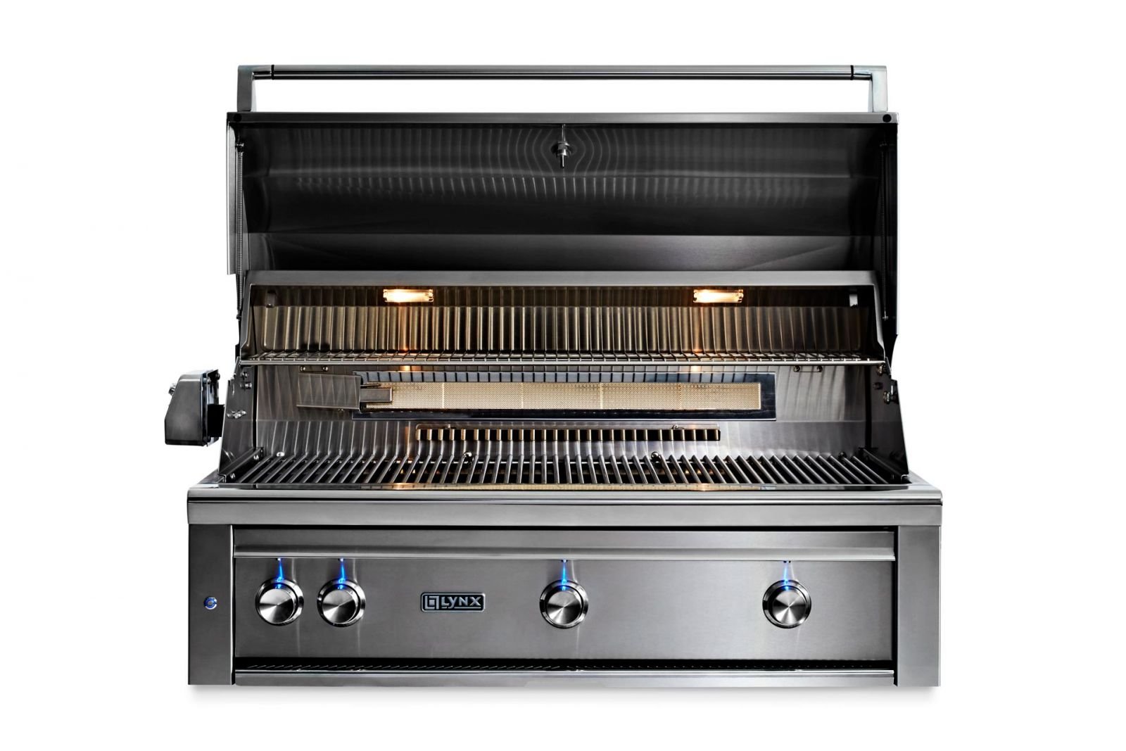 42" Professional Built-in Grill with 1 Trident Infrared Burner and 2 Ceramic Burner and Rotisserie (L42TR)