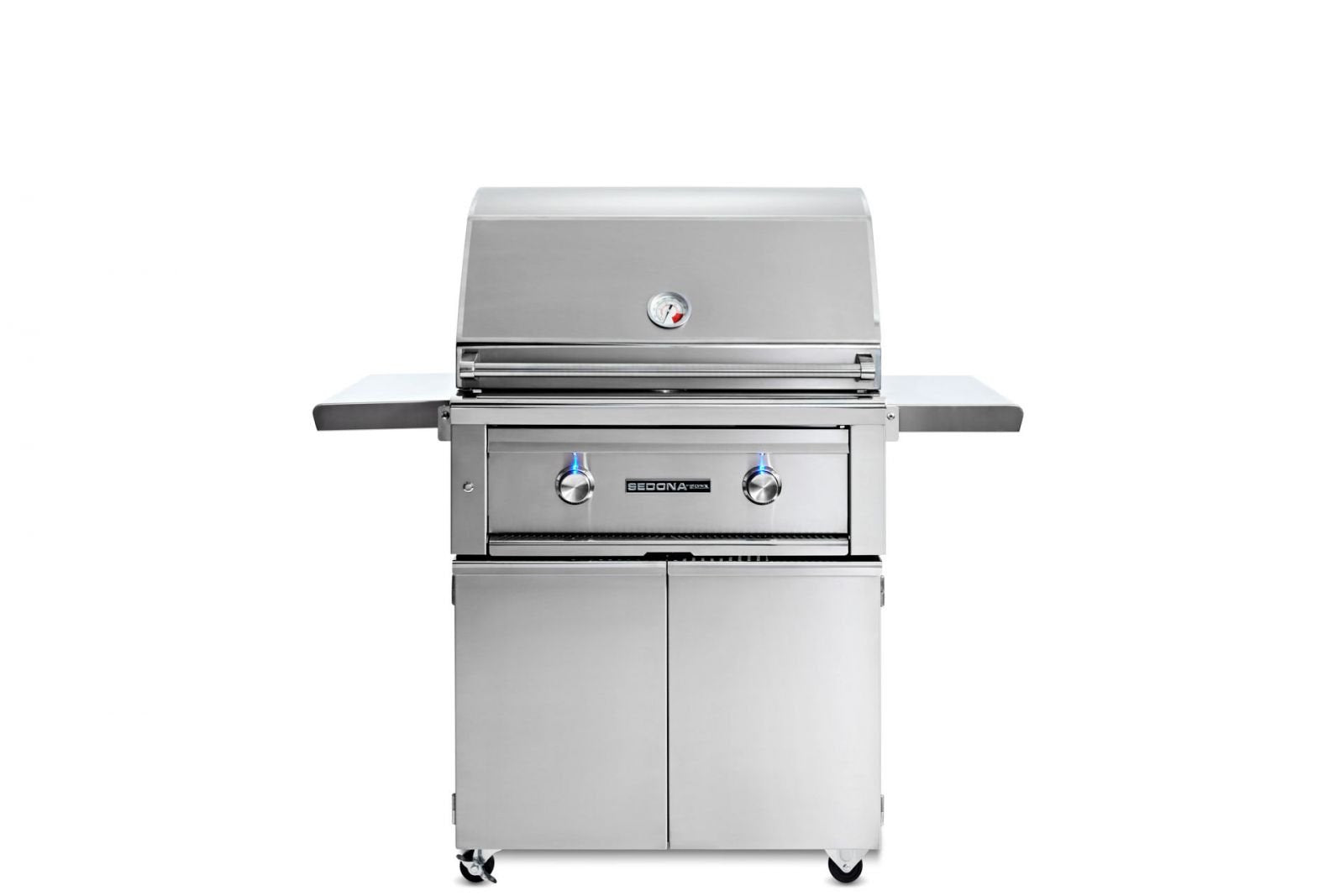 30" Freestanding Grill with 1 Prosear Infrared Burner and 1 Stainless Steel Burner (L500PSF)