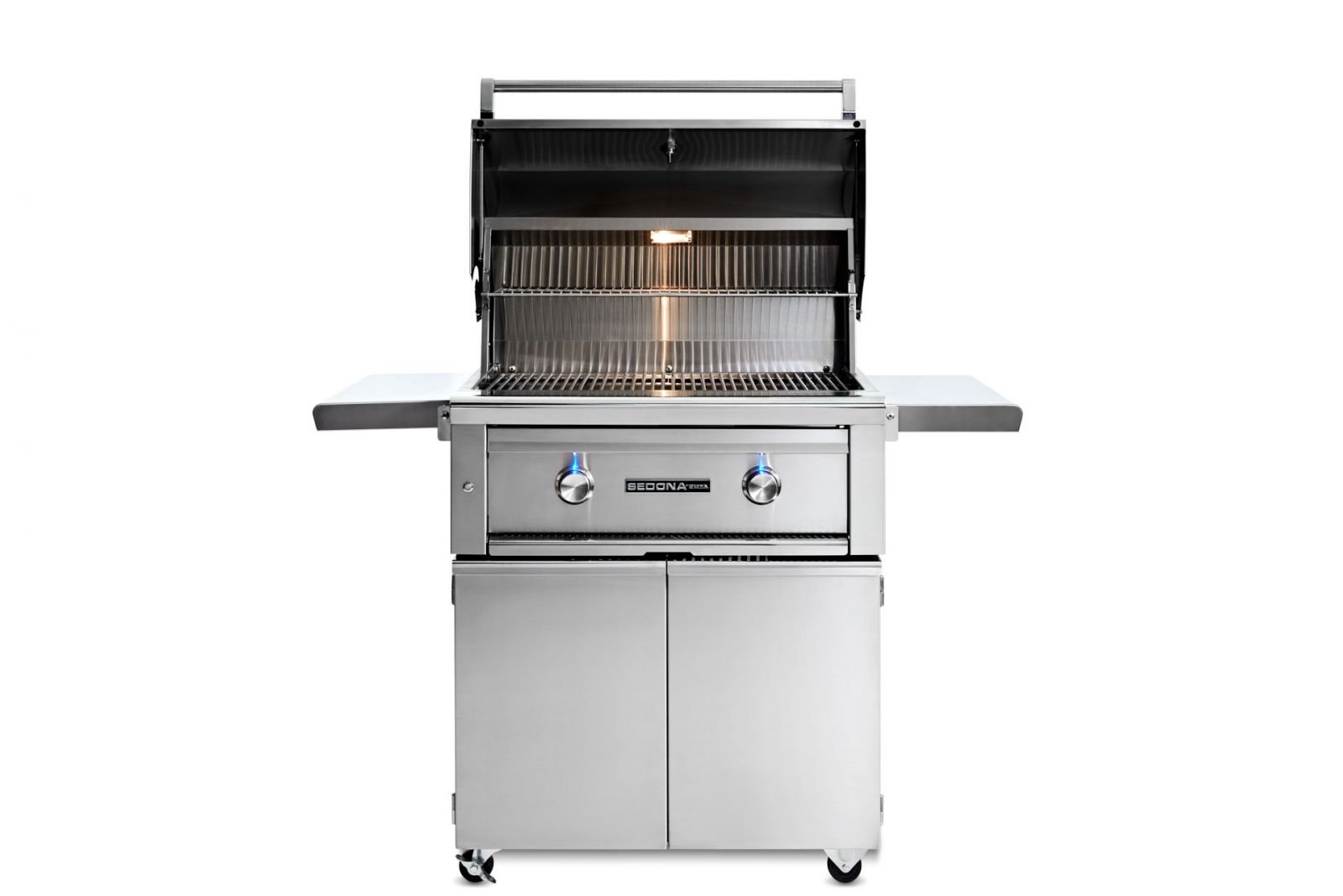 30" Freestanding Grill with 1 Prosear Infrared Burner and 1 Stainless Steel Burner (L500PSF)