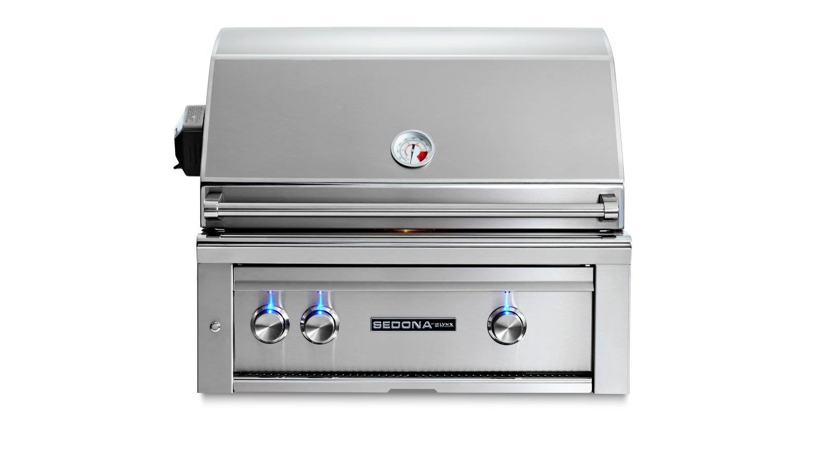 30" Built-in Grill with 1 Prosear Burner and 1 Stainless Steel Burner and Rotisserie (L500PSR)