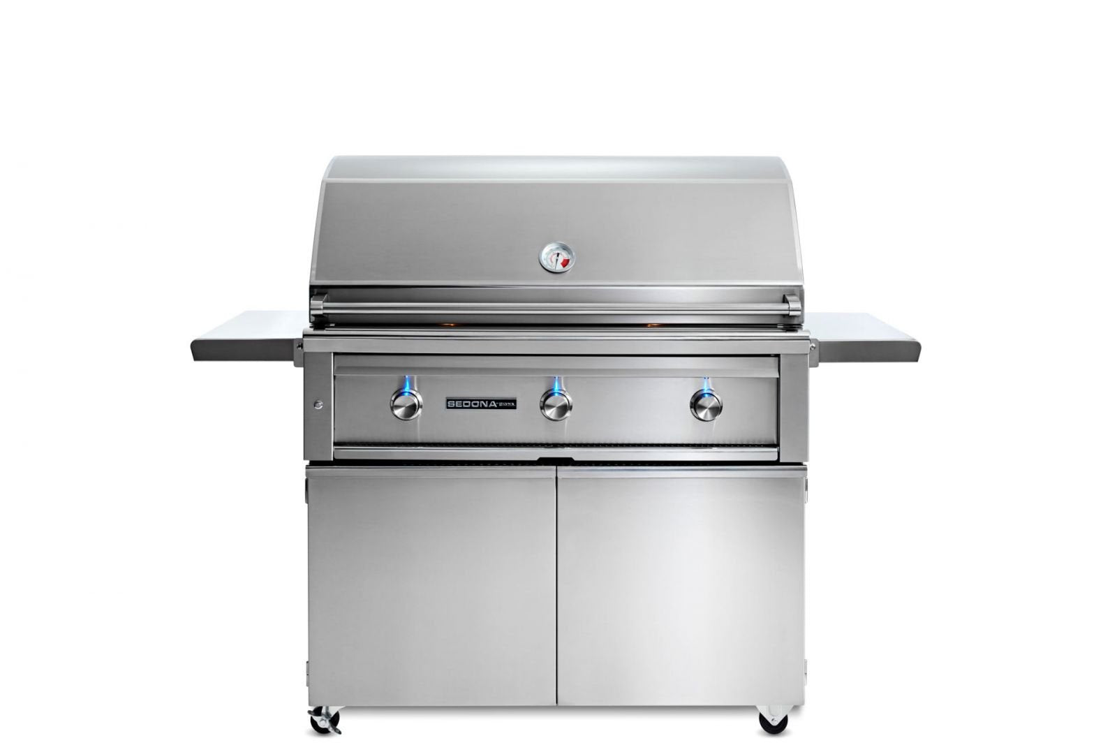 42" Freestanding Grill with 1 Prosear Infrared Burner and 2 Stainless Steel Burners (L700PSF)