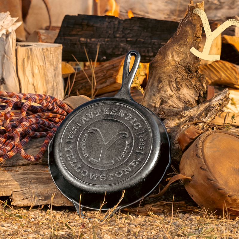 Official YELLOWSTONE 10.25" Cast Iron Skillet