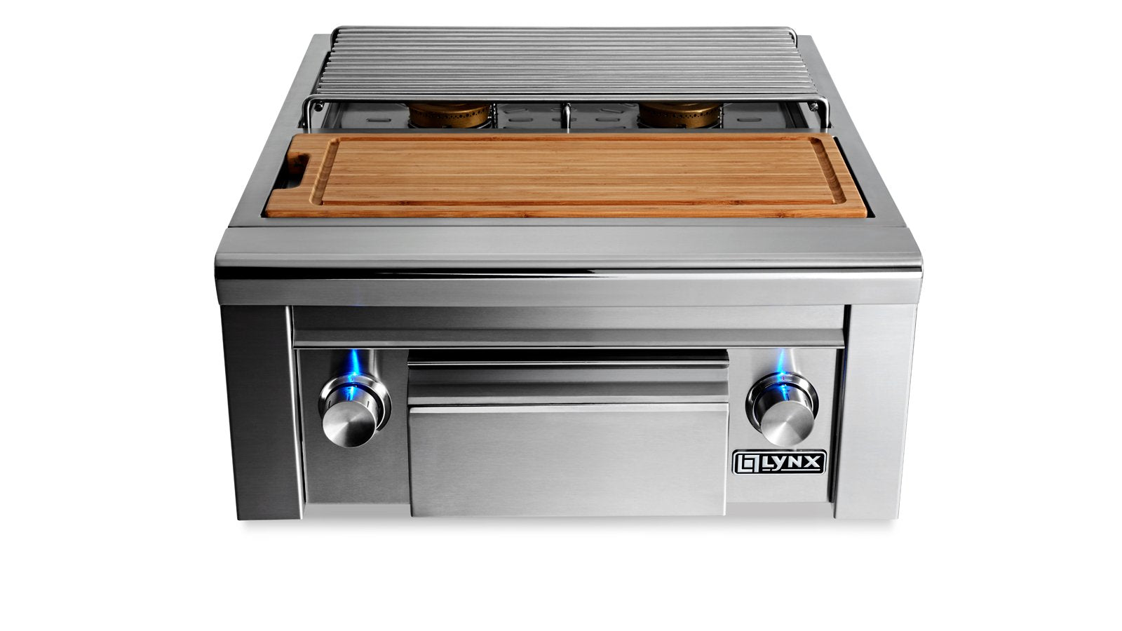 Professional Prep Center with Double Side Burner