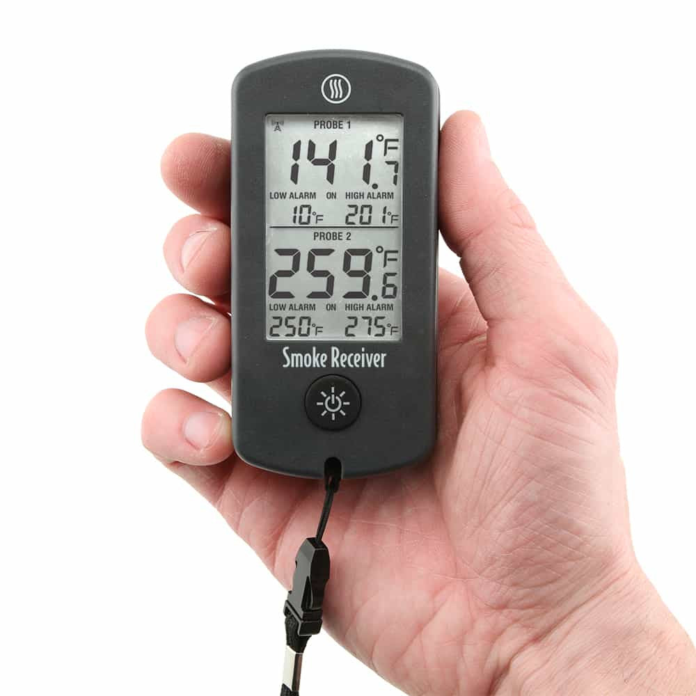 SMOKE 2-Channel Remote Thermometer - Charcoal Grey