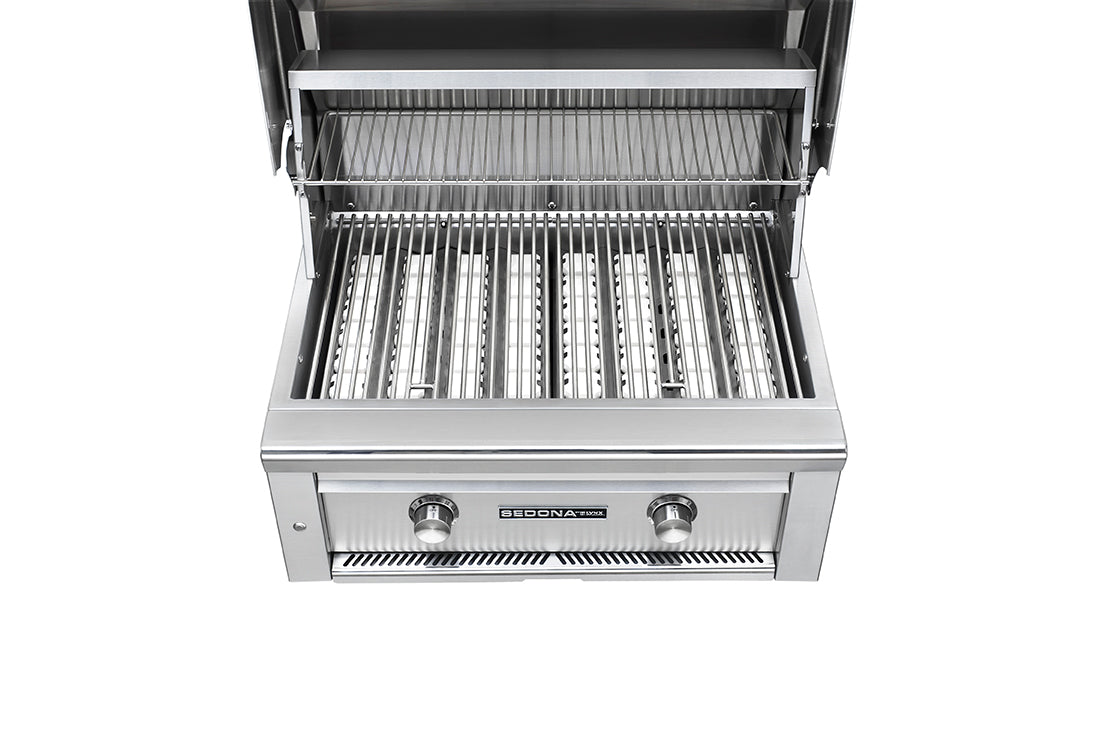 30" Built-in Grill with 2 Stainless Steel Burners (L500)